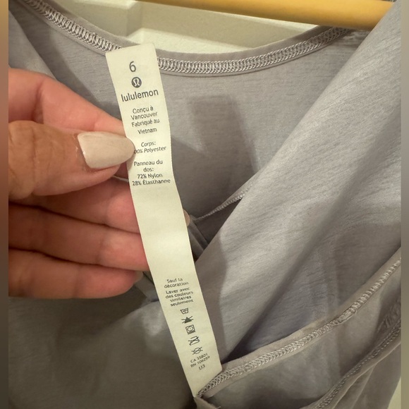 Lululemon Soul Stride Tank Iced Iris - Picture 7 of 12